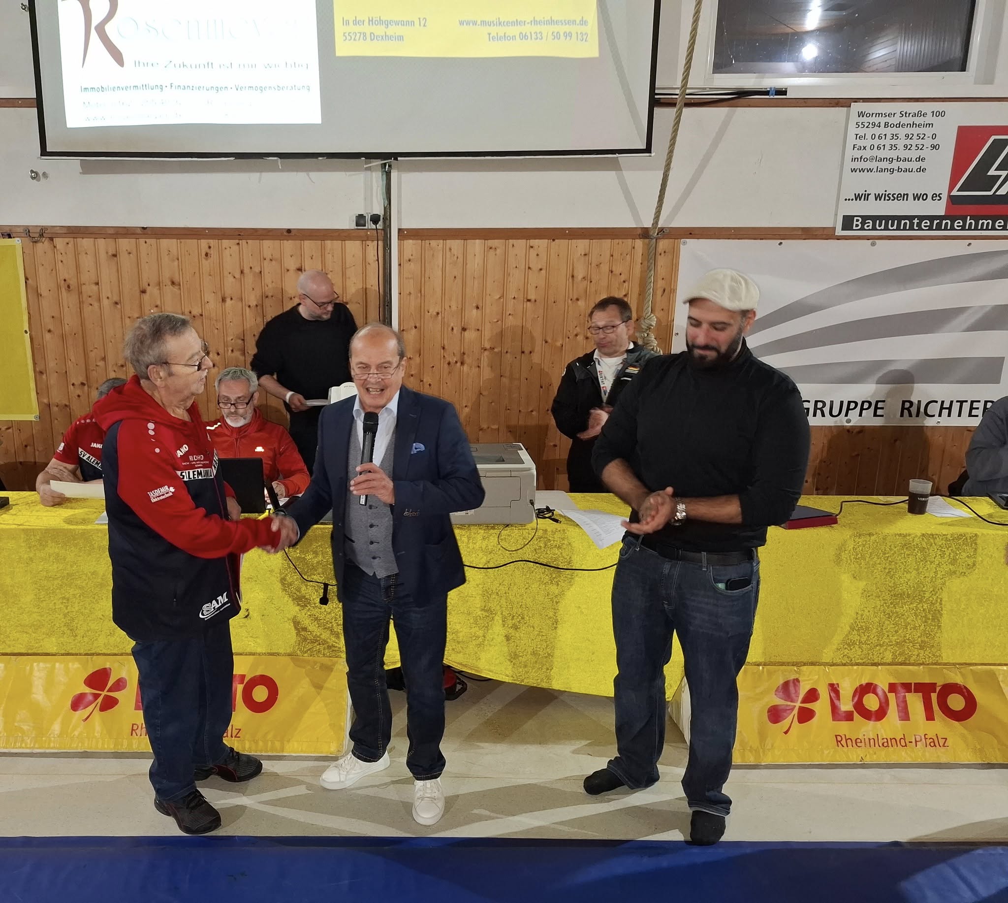 Ehrung Jürgen Albert..